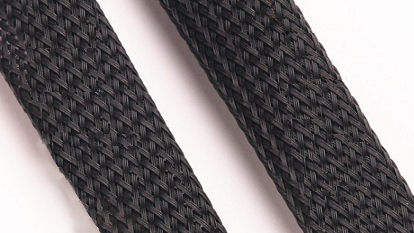 Woven covering- Black- 4mm