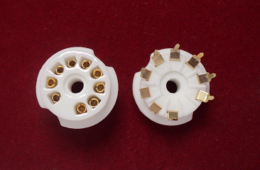 9 pin ceramic pc mount- gold plated