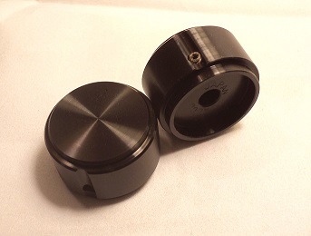 Augat K1251B modern knob- 1 3/16"