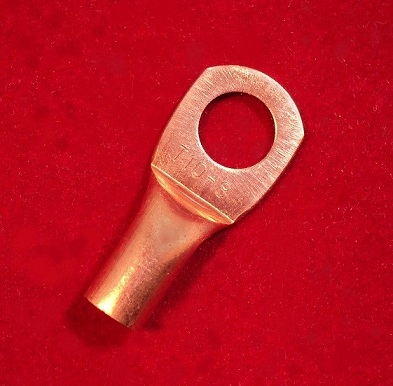 Crankin Power 4 awg copper ring terminals- 3/8"