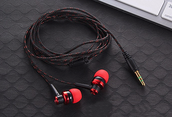 N&B Earbud- Red