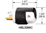 Hubbell 5266C NEMA plug