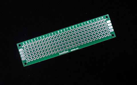 N&B Prototype FR4 breadboard- 80mm x 20mm