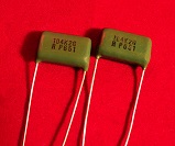 N&B .1uF/400vdc polystyrene film capacitor