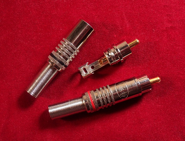 N&B Male RCA connectors