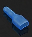 N&B 1/4" push on crimp connector cover- Blue