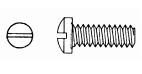 Philmore 4-40/1/4" nylon binder head screw
