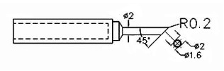 Velleman BITC70U11 replacement bit