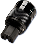 Wattgate Classic 320i IEC plug- black